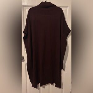 NWT New York & Company Maroon Women's Poncho